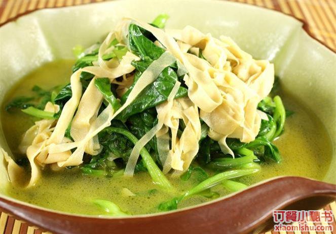 鸡毛菜百叶丝
