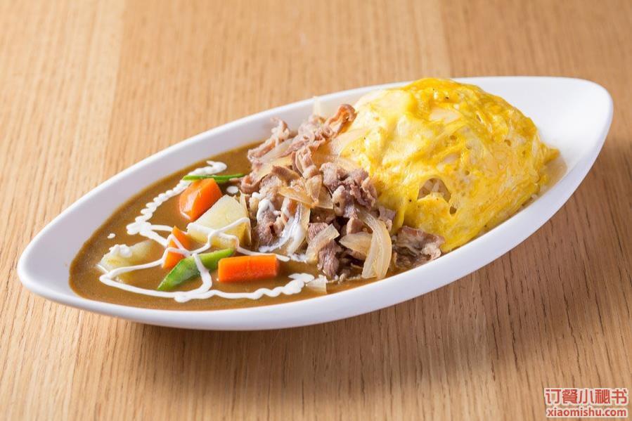 肥牛咖喱蛋包饭