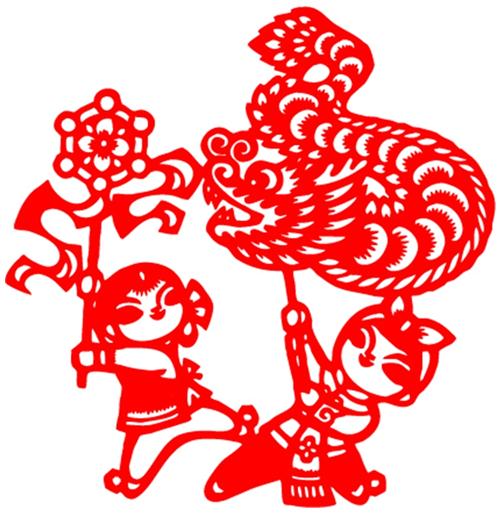 剪纸儿童人物图片 剪纸儿童人物图片