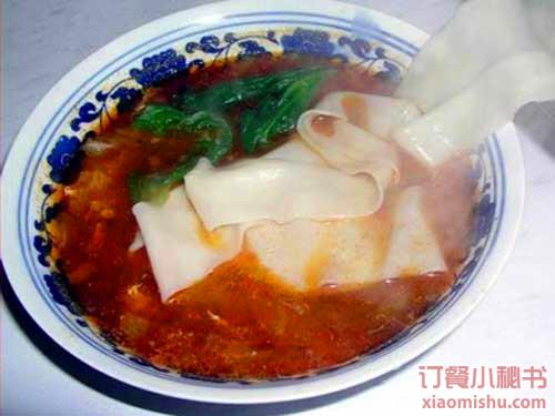 陕西名吃十大怪之一裤带面