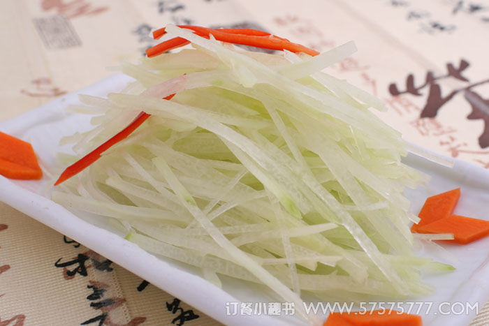 凉拌佛手瓜丝,金龙船海鲜酒家 凉拌佛手瓜丝价